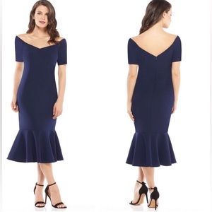 Maggy London Petite Off the Shoulder Dress